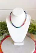 Attention Getter Necklace in Navy