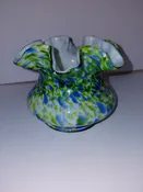 Fenton Murrhina vase — Pocahontas Antiques & Curiosities