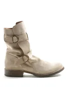 713 Light Beige Suede Boots