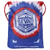 2026 National Jamboree Elevate Tie-Dye String Bag