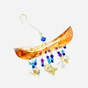 Mixed Metal Ornament, Canoe Ride