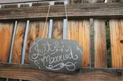12" Hanging Chalkboard Sign