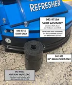 RUBBER SKIRT OVERLAY for the Refresher