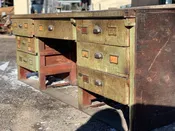 Antique New England Industrial Workbench — Brooksvale Artisans