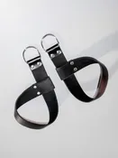 Leather Self-Tightening Ankle Restraints/Stirrups