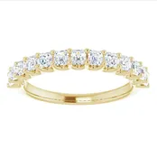 Asscher U-Prong Band