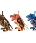14" SEQUIN DINO BACKPACK