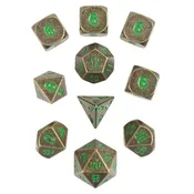 10ct Dragon's Gold Metal Dice