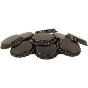 Black Bottle Caps | Oxygen Absorbing 26mm Crown