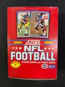 1990 Score Series 1 Football Hobby Box