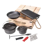 Cast Iron Cookware Camping Gift Set