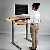 FlexoCorner - Hybrid Dual Surface Corner Workstation