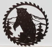 Bear On Log Saw Blade