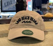 LBI | Youth Khaki Legacy Hat with Waves — BREEZIN' UP