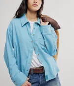 Free People Linen Laurel Top