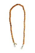 42" Faux Tortoise Shell Lucite Cable Chain Strap