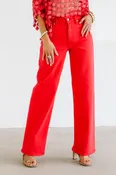 Just Black Red Vintage Straight Jean