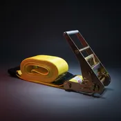 4" x 30' Heavy-Duty Ratchet Strap with Wire Hooks