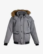 Boys' Parka Jacket - Pewter