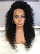 22" Brazilian Curly 13x6 frontal wig, 200 density