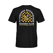 Pittsburgh Riverhounds SC Black True Glory Heavyweight Cotton Short Sleeve Fashion T Shirt
