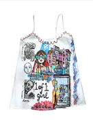 Handpainted Custom Artist Slip Dress