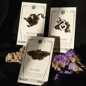 Curimonia Moth Enamel Pin