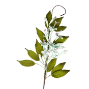 11" Blue Grass Blossom Spray - Blue