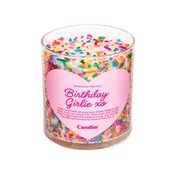 Candier Birthday Girlie Sweet Vanilla Jar Filled Candle