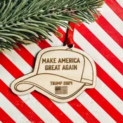 Making America Great Again "Hat" | Trump 2024 Christmas Ornament