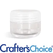 0.25 oz Clear Pot & Clear Screw Top