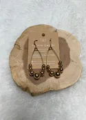 Cecelia Gold Ball Drop Earrings