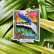 Sunset Wave Sticker — Salty Dog Surf Shop
