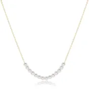 16" Necklace Gold • Beaded Bliss Pearl