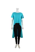 Asymmetric Cap Sleeve Top