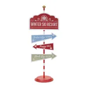Dog Ski Resort Sign 33.5"H