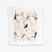 Birds + Berries Towel