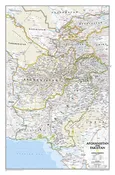 Afghanistan & Pakistan Wall Map by National Geographic