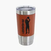 20oz Basketball Leatherette Tumbler