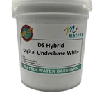 Matsui DS Hybrid UB White | Water-Based White Underbase Ink for Digital Hybrid Screen Printing — Build the Opaque White Foundation for Digital Color on M&amp;R Digital Squeegee and ROQ Hybrid Presses - River City Supply