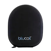 Blucoil Portable Hard Case for Earphones, Earbuds, in-Ear Monitors - Made with Shockproof EVA, Water-Resistant Polyester