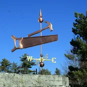 Large Saw and Hammer Weathervane 651