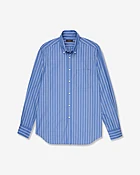 Casual fit cotton poplin shirt