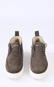 Baskets cuir suédé RUBY JERRIK marron
