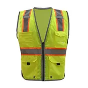 CLASS 2 HYPE-LITE SAFETY VEST WITH BLACK SIDE (Size: 5XL)