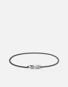2mm Mini Annex Chain Bracelet, Sterling Silver