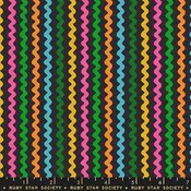1-800 Notion – Ric Rac | Soft Black | Ruby Star Society | Cotton Quilting Fabric