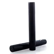 0.07 oz Black Slimline Lip Balm Tube & Cap Set