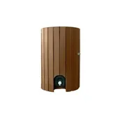 Round Slatted Water Cooler Station