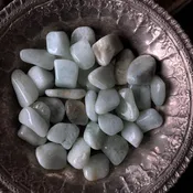 3 Polished Aquamarine Stones.